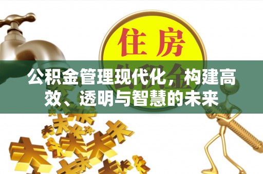 朔州公积金管理现代化，构建高效、透明与智慧的未来