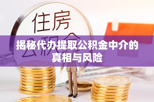 朔州揭秘代办提取公积金中介的真相与风险